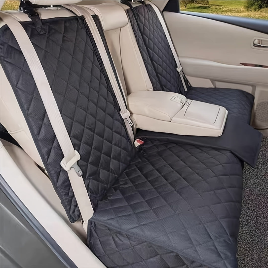 Waterproof Rear Car Seat Cover – Premium Quilted & Non-Slip Protection
